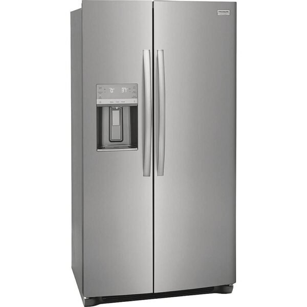41SG3F64kAL._SL1000_-1 Frigidaire 25.6 Cu. Ft. Side by Side Refrigerator Review Smudge-Proof Stainless Steel