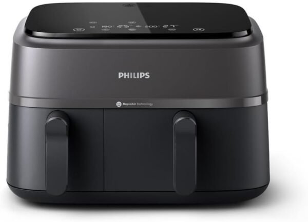 Philips Dual Basket Air Fryer Review 2024 Versatile 9L Rapid Air Technology