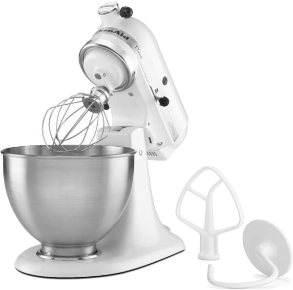 517hfKruAyL._AC_SL1280_ KitchenAid Classic Series 4.5 Quart Stand Mixer K45SSWH review for every home baker