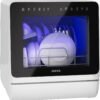 61-3HGDIJaL._AC_SL1500_ HAVA TDJR09 Countertop Dishwasher Review Portable Design with Energy Efficiency and Water Softener