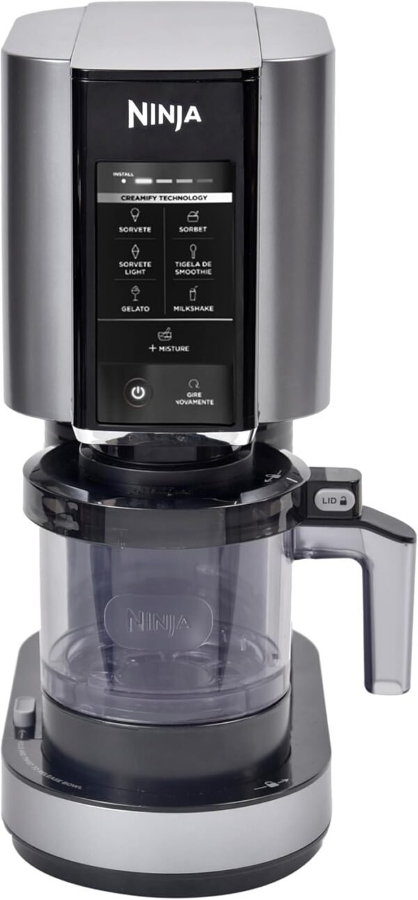Ninja Creami Ice Cream Maker NC301BZA review creating gelato, milkshakes, and smoothie bowls