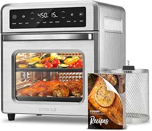 61JenP6p4DL.__AC_SX300_SY300_QL70_FMwebp_ COSORI 11-in-1 Air Fryer Oven Review Versatile Cooking Features and Compact Design