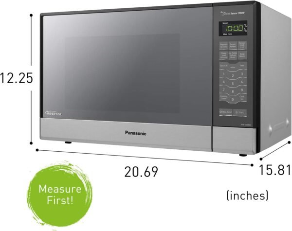 61U9fis5gtL._AC_SL1500_ Panasonic NN-SN686S Countertop Microwave Oven Review with Inverter Technology and Genius Sensor