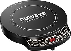 Nuwave Precision Induction Cooktop review featuring shatter-proof ceramic glass and 45 temperature settings