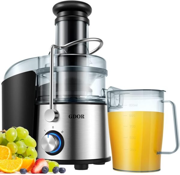 Comprehensive review of GDOR centrifugal juicer with titanium disc and 1200W motor