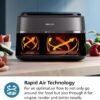 Philips Dual Basket Air Fryer Review 2024 Versatile 9L Rapid Air Technology