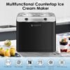 712hWP-GR0L._AC_SL1500_ Homtone 2 Flavor Ice Cream Maker Review Dual-Bowl Compressor Machine with 3 Modes