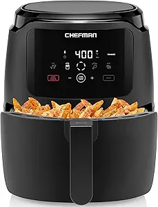 7153Kitf4tL.__AC_SX300_SY300_QL70_FMwebp_ Chefman Digital Air Fryer Review Large 5 Qt with One-Touch Controls