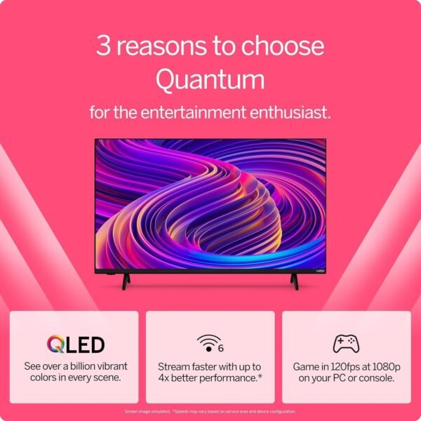 VIZIO 43-Inch Quantum 4K QLED Smart TV review with Gaming and HDR Features