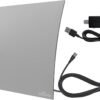 Mohu Curve Indoor TV Antenna review 60-mile range with Jolt amplifier