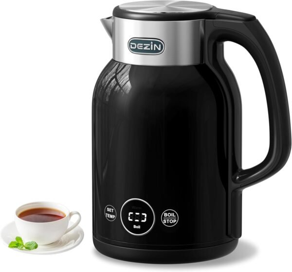 71BsRU66cOL._AC_SL1500_ Review of DEZIN Electric Kettle 1.7L Stainless Steel with Temperature Control