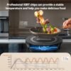 Nuwave Precision Induction Cooktop review featuring shatter-proof ceramic glass and 45 temperature settings