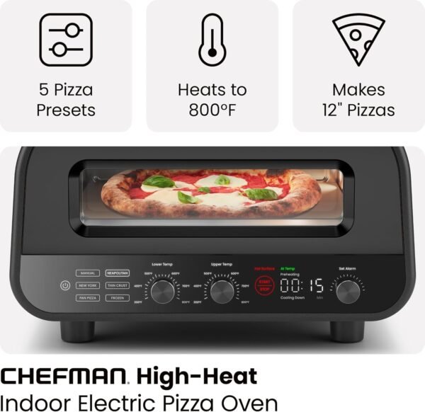 71OWmQk6eL._AC_SL1500_ Review of Chefman Indoor Pizza Oven for Perfect Homemade Pizzas in Minutes