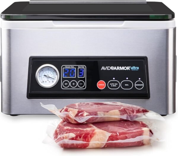 Avid Armor USV20 Chamber Vacuum Sealer Review Compact Machine for Wet Foods and Meat