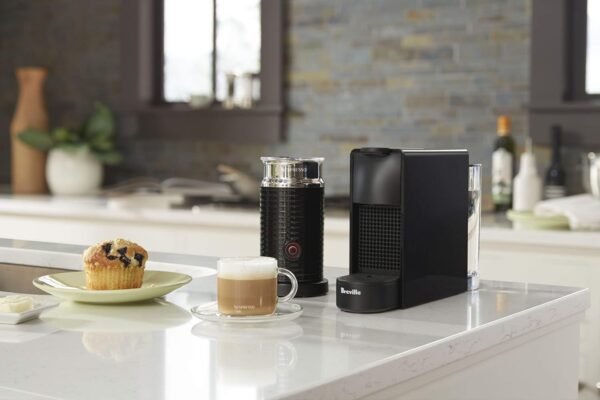 71dWPZw-IFL._AC_SL1500_ Nespresso Essenza Mini Espresso Machine by Breville review compact design with milk frother