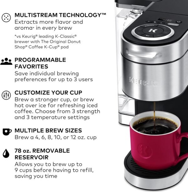 Keurig K-Supreme Plus coffee maker review customizable brewing with MultiStream technology