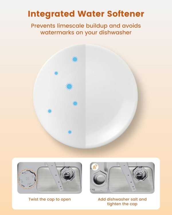 71lBdOMITqL._AC_SL1500_ HAVA TDJR09 Countertop Dishwasher Review Portable Design with Energy Efficiency and Water Softener