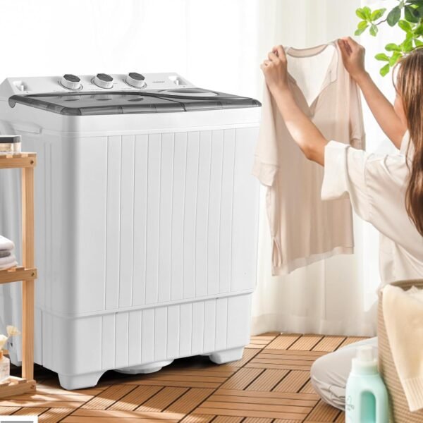 71qhdufXgdL._AC_SL1500_-1 Portable Washing Machine Review COSTWAY Twin Tub 26lbs Capacity Laundry Washer