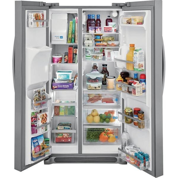 71sKzcBgp3L._SL1000_-1 Frigidaire 25.6 Cu. Ft. Side by Side Refrigerator Review Smudge-Proof Stainless Steel