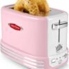 71yBrWXNwQL._AC_SL1500_ Review of Nostalgia Retro Wide 2-Slice Toaster Pink for Perfect Toasting