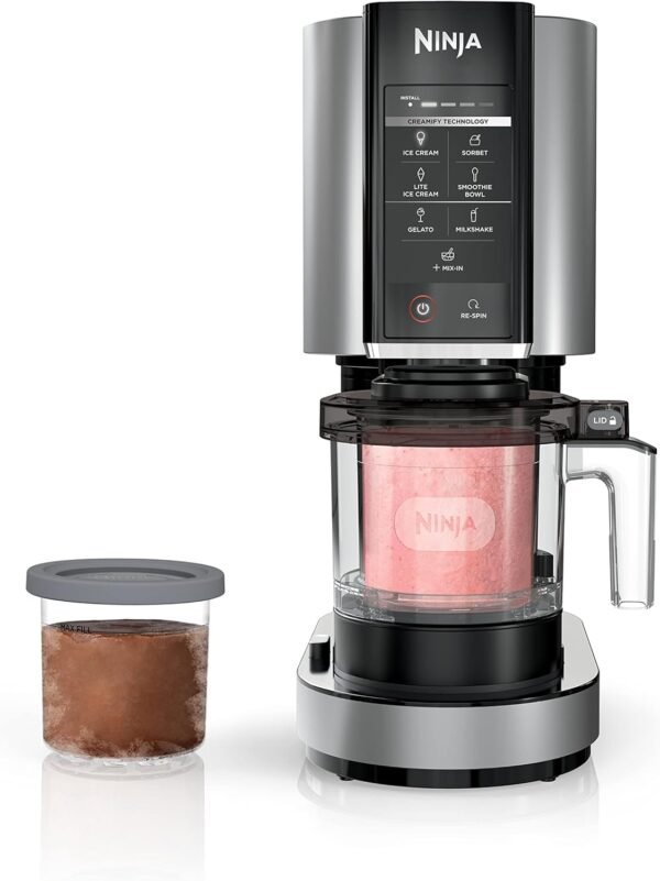 Ninja Creami Ice Cream Maker NC301BZA review creating gelato, milkshakes, and smoothie bowls