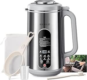 811B2ncRM3L.__AC_SX300_SY300_QL70_ML2_ Comprehensive Review of KIDISLE Nut Milk Maker XD-DJ01 for Plant-Based Beverages