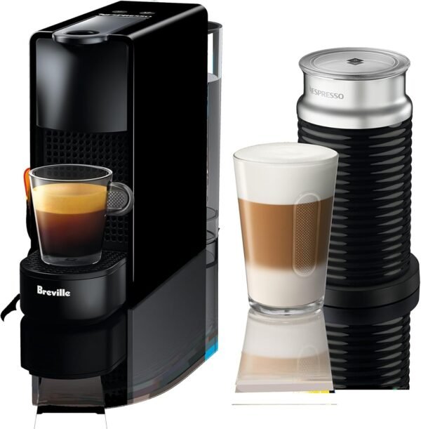 812i1ZZaRYL._AC_SL1500_ Nespresso Essenza Mini Espresso Machine by Breville review compact design with milk frother