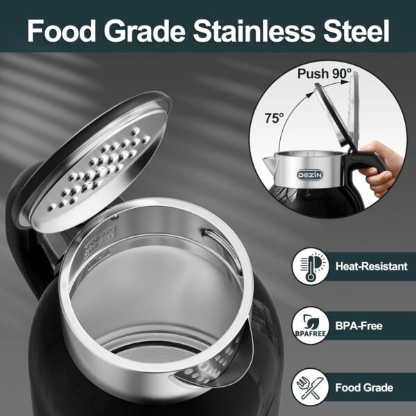 815h9CbgbIL._AC_SL1500_ Review of DEZIN Electric Kettle 1.7L Stainless Steel with Temperature Control
