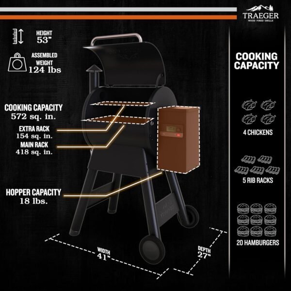 81A8PWIesrL._AC_SL1500_ Traeger Pro 575 Wood Pellet Grill and Smoker Review WiFi Features Tested