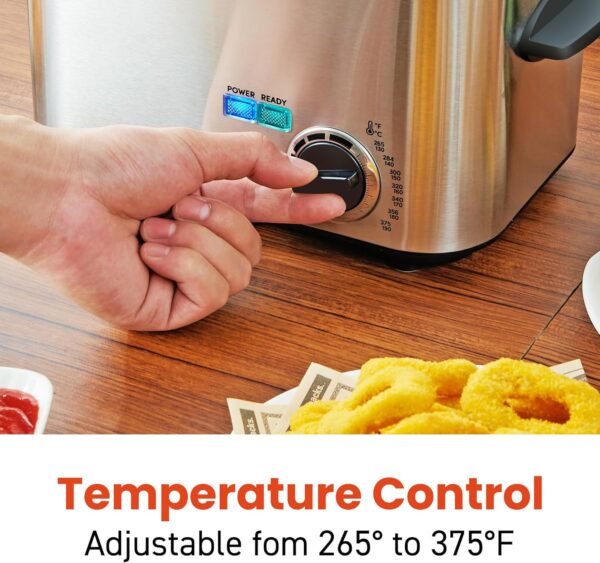 81M1RrJ8TTL._AC_SL1500_ Elite Gourmet Deep Fryer EDF1116 Review Compact and Powerful Frying for Your Kitchen