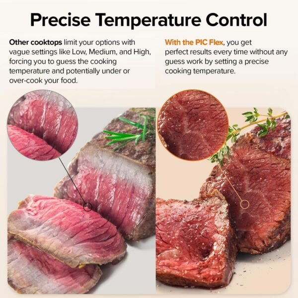 Nuwave Precision Induction Cooktop review featuring shatter-proof ceramic glass and 45 temperature settings