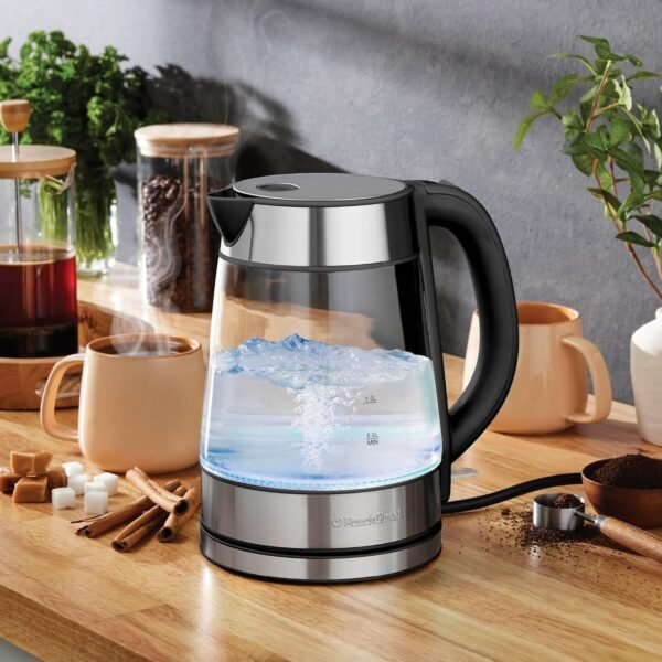Peach Street Electric Kettle Review Fast-Boil Glass Design for Coffee and Tea