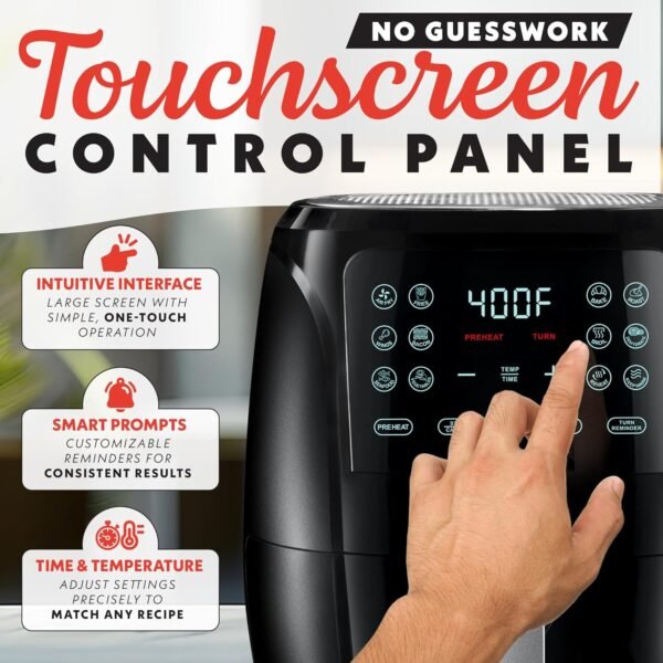 Gourmia Air Fryer 6QT Digital Review Best Healthy Cooking Appliance with Touchscreen