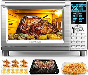 NuWave Bravo XL Air Fryer Toaster Oven review 12-in-1 smart convection cooking