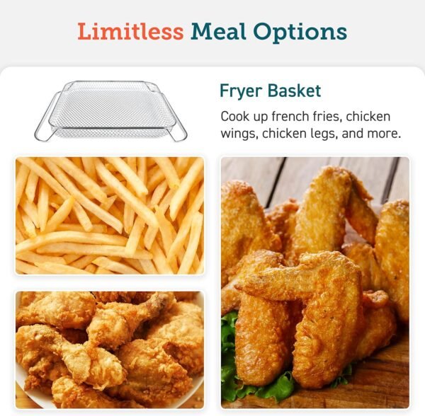 91jGl-rYmFL._AC_SL1500_ COSORI Air Fryer Basket review for Toaster Ovens and Healthy Cooking Results